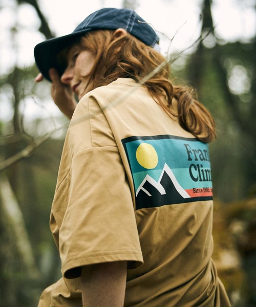 Franklin Climbing（フランクリンクライミング）の「【Franklin Climbing】ロゴTEE（Tシャツ/カットソー・メンズ・ベージュ/ホワイト/オレンジ/ブラック/ブルー系その他・MEDIUM/X-LARGE/X-SMALL/SMALL/LARGE）」の13枚目の写真