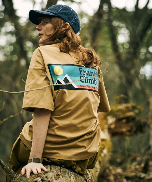 Franklin Climbing（フランクリンクライミング）の「【Franklin Climbing】ロゴTEE（Tシャツ/カットソー・メンズ・ベージュ/ホワイト/オレンジ/ブラック/ブルー系その他・MEDIUM/X-LARGE/X-SMALL/SMALL/LARGE）」の10枚目の写真