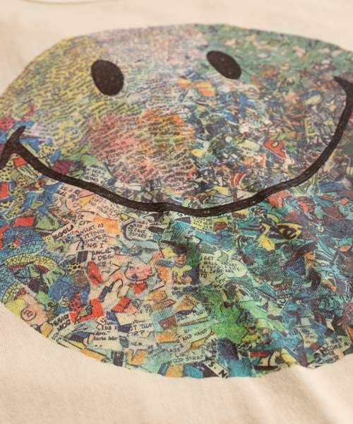 Cloveru(クローバル)の「【CLOVERU/クローバル】SMILE Tシャツ(Tシャツ/カットソー・メンズ・ナチュラル・X-LARGE/XX-LARGE)」の3枚目の写真