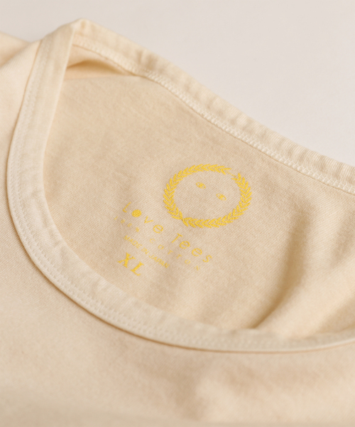 Cloveru(クローバル)の「【CLOVERU/クローバル】SMILE Tシャツ(Tシャツ/カットソー・メンズ・ナチュラル・X-LARGE/XX-LARGE)」の4枚目の写真