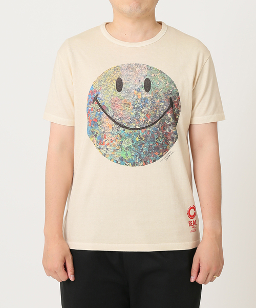 Cloveru(クローバル)の「【CLOVERU/クローバル】SMILE Tシャツ(Tシャツ/カットソー・メンズ・ナチュラル・X-LARGE/XX-LARGE)」の6枚目の写真