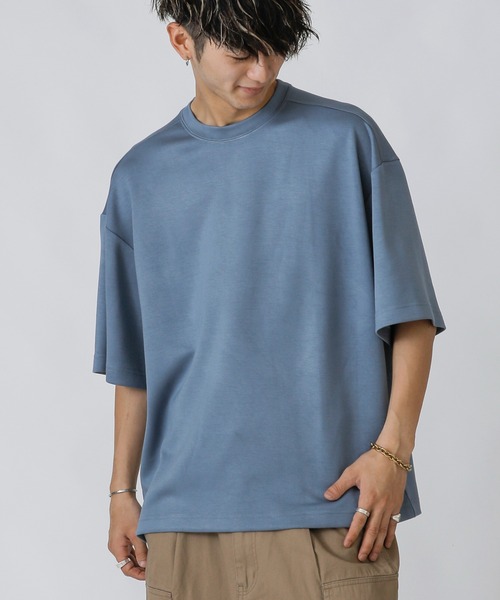 ADMIX/ATELIER SAB MEN（アドミックスアトリエサブメン）の「ハイテンション サマーポンチ オーバーサイズ 半袖 Tシャツ（Tシャツ/カットソー・メンズ・ホワイト/ライトブルー/ライトベージュ/ブルー/マスタード/ライトパープル・48/50）」の5枚目の写真