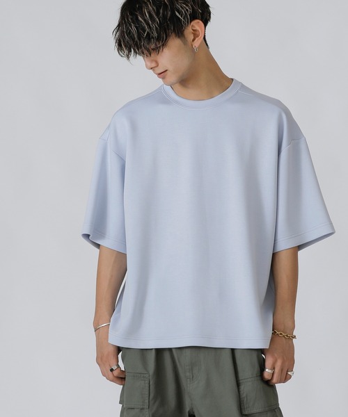 ADMIX/ATELIER SAB MEN（アドミックスアトリエサブメン）の「ハイテンション サマーポンチ オーバーサイズ 半袖 Tシャツ（Tシャツ/カットソー・メンズ・ホワイト/ライトブルー/ライトベージュ/ブルー/マスタード/ライトパープル・48/50）」の4枚目の写真
