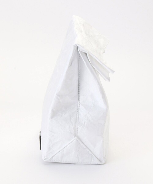 F-LAGSTUF-F（フラグスタフ）の「F-LAGSTUF-F/フラグスタフ/フラッグスタッフ TYVEC LUNCH BAG/タイベック ランチバック（ショルダーバッグ・メンズ・ホワイト・ﾌﾘ-）」の2枚目の写真