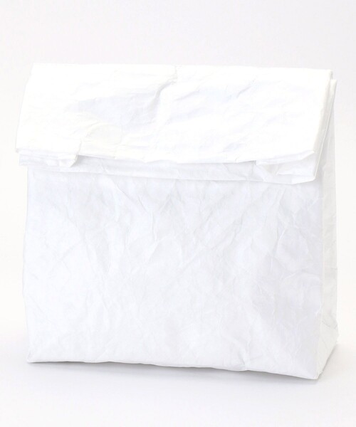 F-LAGSTUF-F（フラグスタフ）の「F-LAGSTUF-F/フラグスタフ/フラッグスタッフ TYVEC LUNCH BAG/タイベック ランチバック（ショルダーバッグ・メンズ・ホワイト・ﾌﾘ-）」の3枚目の写真
