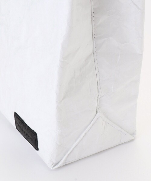 F-LAGSTUF-F（フラグスタフ）の「F-LAGSTUF-F/フラグスタフ/フラッグスタッフ TYVEC LUNCH BAG/タイベック ランチバック（ショルダーバッグ・メンズ・ホワイト・ﾌﾘ-）」の6枚目の写真