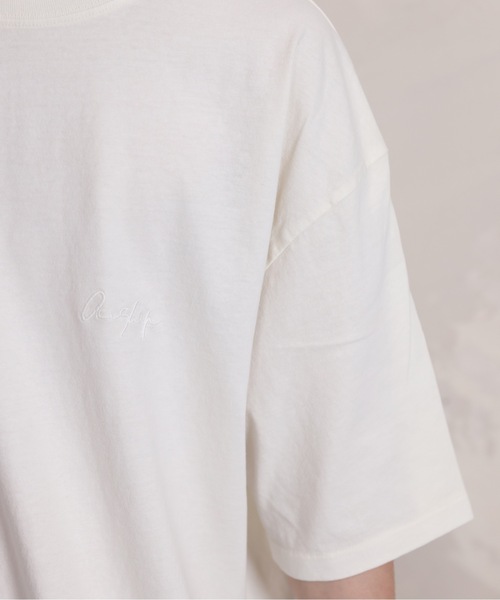 ACE SHOP(エースショップ)の「ピグメントTEE(Tシャツ/カットソー・メンズ・ベージュ/グリーン/ホワイト/サックスブルー/ブラック・FREE)」の7枚目の写真