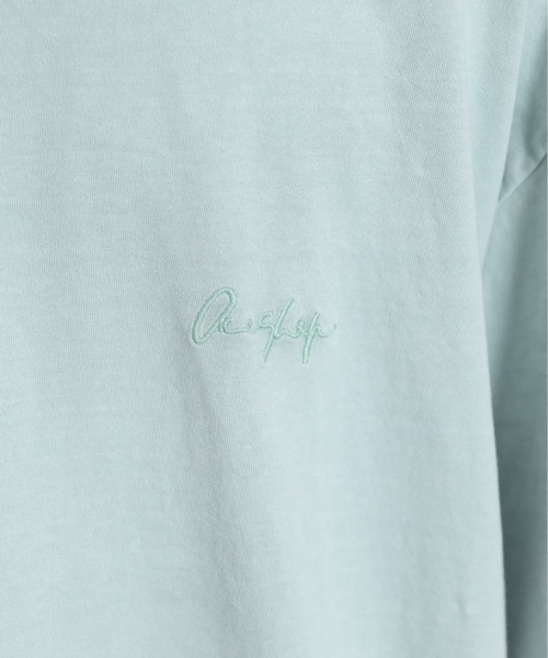 ACE SHOP(エースショップ)の「ピグメントTEE(Tシャツ/カットソー・メンズ・ベージュ/グリーン/ホワイト/サックスブルー/ブラック・FREE)」の10枚目の写真