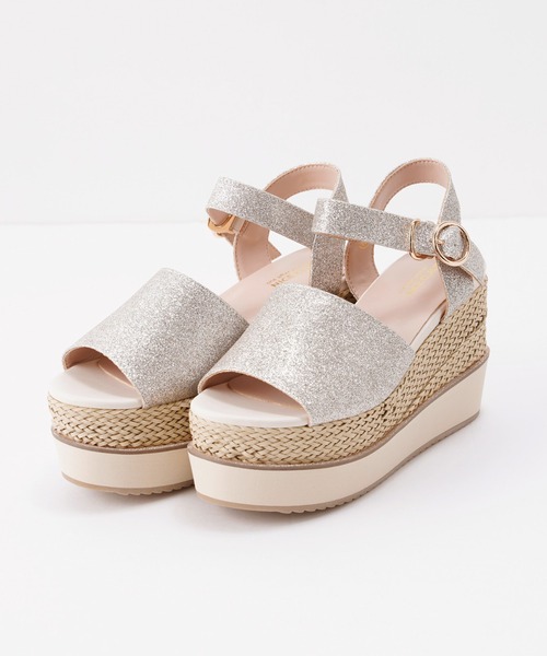 one after another NICE CLAUP(ワンアフターアナザーナイスクラップ)の「厚底アソートサンダル(サンダル・レディース・ピンク系その他/ホワイトゴールド・S/LL/M/L)」の2枚目の写真