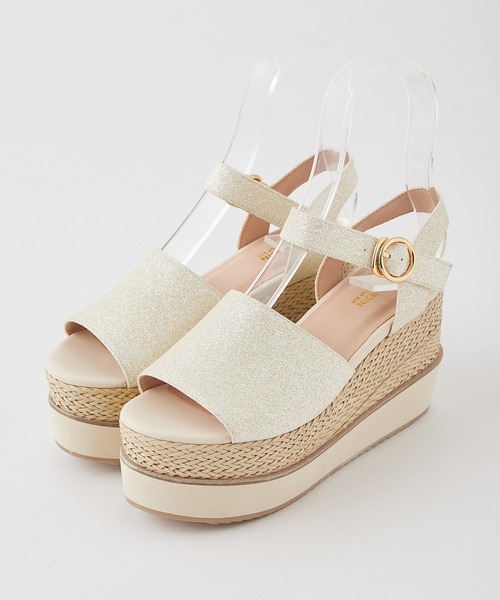 one after another NICE CLAUP(ワンアフターアナザーナイスクラップ)の「厚底アソートサンダル(サンダル・レディース・ピンク系その他/ホワイトゴールド・S/LL/M/L)」の3枚目の写真