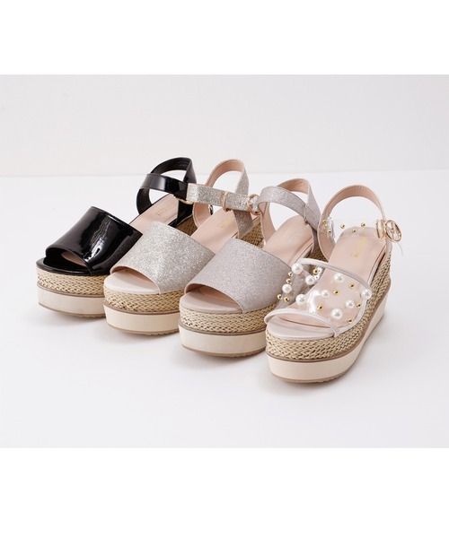 one after another NICE CLAUP(ワンアフターアナザーナイスクラップ)の「厚底アソートサンダル(サンダル・レディース・ピンク系その他/ホワイトゴールド・S/LL/M/L)」の20枚目の写真