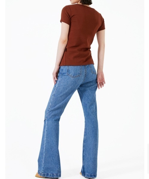 ESC STUDIO（イーエスシースタジオ）の「【ESC STUDIO】Line boots cut denim pants（デニムパンツ・メンズ・ブラック/ブルー・01/02）」の14枚目の写真