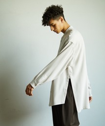 TAUPE | 【TAUPE/トープ】 ジョーゼットディープスリットブザムシャツ(シャツ/ブラウス)