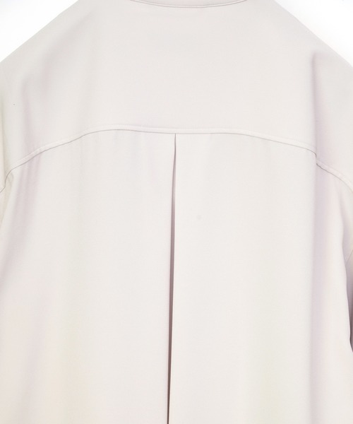 TAUPE（トープ）の「【TAUPE/トープ】 ジョーゼットディープスリットブザムシャツ（シャツ/ブラウス・メンズ・アイボリー/ワインレッド・1/2）」の13枚目の写真