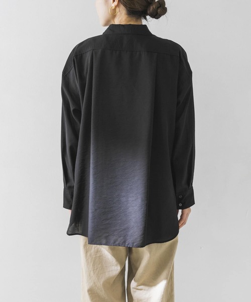 URBAN RESEARCH（アーバンリサーチ）の「シアールーズシャツ（Tシャツ/カットソー・レディース・ブラック/ベージュ/ミント・FREE）」の12枚目の写真