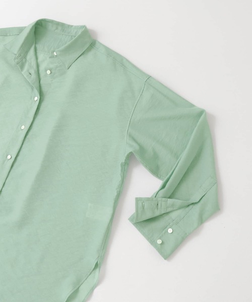 URBAN RESEARCH（アーバンリサーチ）の「シアールーズシャツ（Tシャツ/カットソー・レディース・ブラック/ベージュ/ミント・FREE）」の8枚目の写真