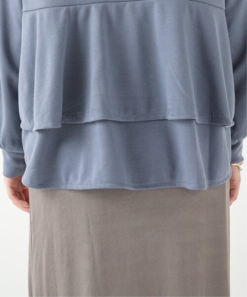 frames RAY CASSIN（フレームスレイカズン）の「バックティアードパーカー（パーカー・レディース・ブルー/モカ/スミクロ・FREE）」の5枚目の写真