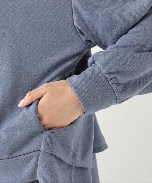 frames RAY CASSIN（フレームスレイカズン）の「バックティアードパーカー（パーカー・レディース・ブルー/モカ/スミクロ・FREE）」の22枚目の写真