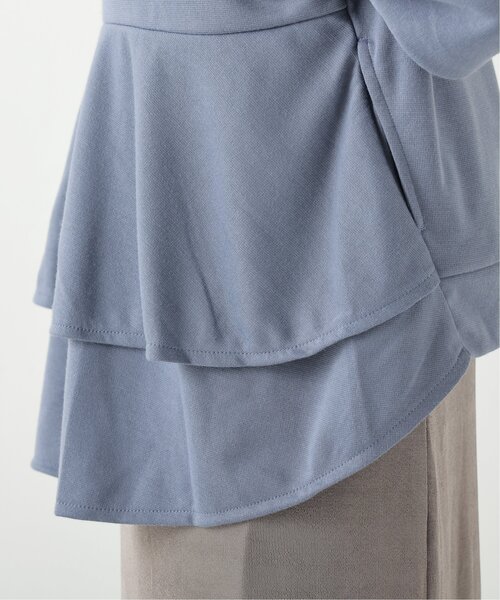 frames RAY CASSIN（フレームスレイカズン）の「バックティアードパーカー（パーカー・レディース・ブルー/モカ/スミクロ・FREE）」の8枚目の写真