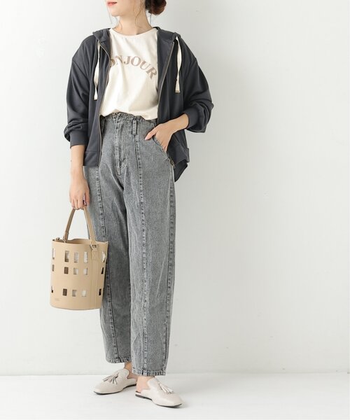 frames RAY CASSIN（フレームスレイカズン）の「バックティアードパーカー（パーカー・レディース・ブルー/モカ/スミクロ・FREE）」の15枚目の写真