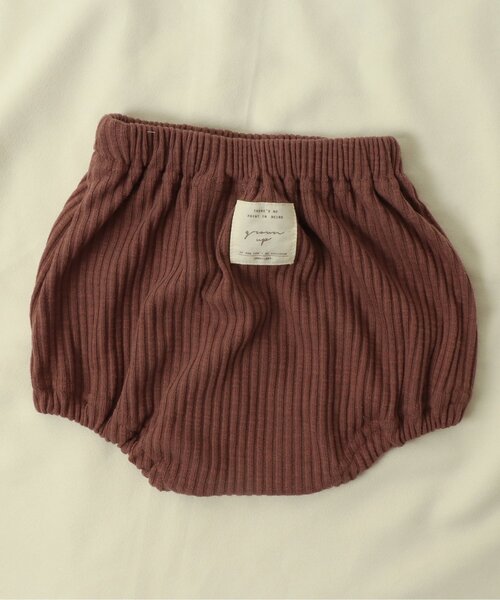 apres les cours（アプレレクール）の「WEB限定 リブブルマ（その他ベビーウェア・キッズ・アイボリー/イエロー/ブルー/ブラウン/ダークブラウン・80）」の12枚目の写真