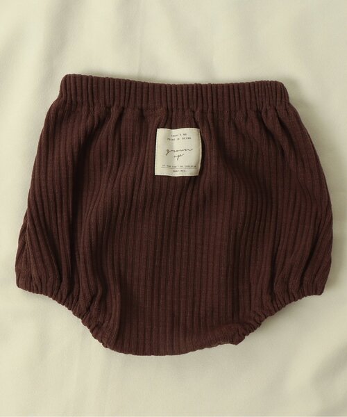 apres les cours（アプレレクール）の「WEB限定 リブブルマ（その他ベビーウェア・キッズ・アイボリー/イエロー/ブルー/ブラウン/ダークブラウン・80）」の13枚目の写真