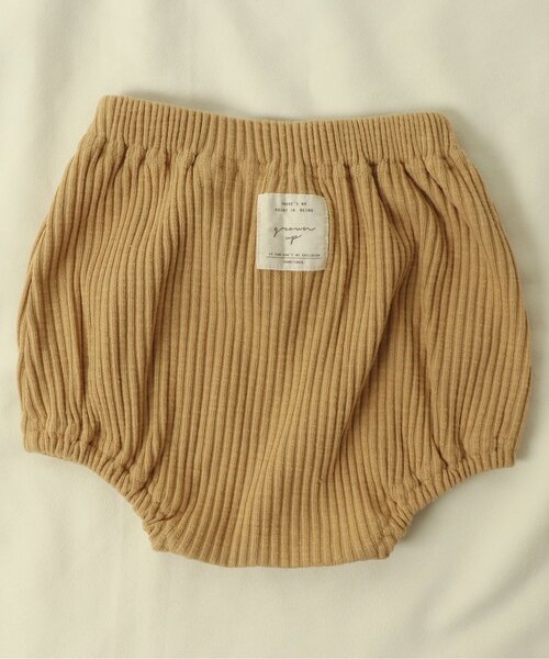 apres les cours（アプレレクール）の「WEB限定 リブブルマ（その他ベビーウェア・キッズ・アイボリー/イエロー/ブルー/ブラウン/ダークブラウン・80）」の15枚目の写真