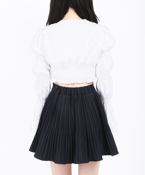 WC(ダブル シー)の「カットアウトフリルブラウス(シャツ/ブラウス・レディース・ホワイト・FREE)」の2枚目の写真