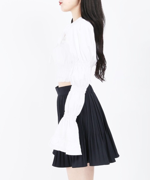 WC(ダブル シー)の「カットアウトフリルブラウス(シャツ/ブラウス・レディース・ホワイト・FREE)」の4枚目の写真