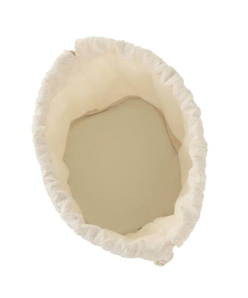 MERCURYDUO（マーキュリーデュオ）の「ジャカード巾着バッグ（ハンドバッグ・レディース・オフホワイト/ベージュ・FREE）」の6枚目の写真