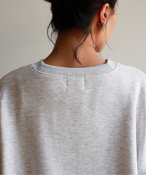 feepur（フェピュール）の「シンプルBIGスウェット（スウェット・レディース・オフホワイト/チャコールグレー/ピンク/ネイビー/杢グレー・MEDIUM）」の22枚目の写真