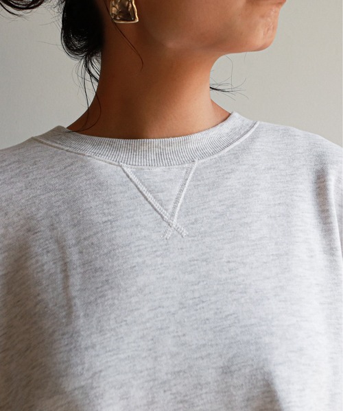 feepur（フェピュール）の「シンプルBIGスウェット（スウェット・レディース・オフホワイト/チャコールグレー/ピンク/ネイビー/杢グレー・MEDIUM）」の21枚目の写真