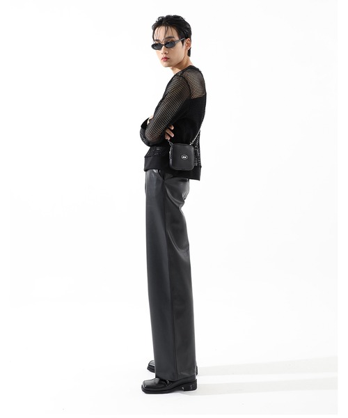 BASIC COTTON(ベーシックコットン)の「A'GEM/9 × .kom『BASIC COTTON/ベーシックコットン』BCN Square Bag/ベーシック スクエア ショルダーバック(ショルダーバッグ・レディース・ブラック/A/B・FREE)」の21枚目の写真