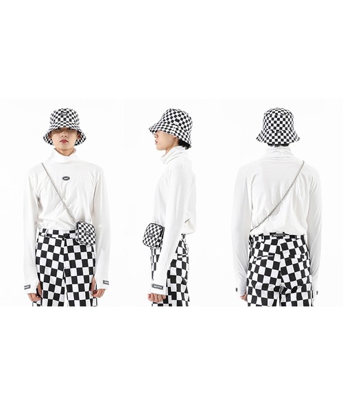 BASIC COTTON(ベーシックコットン)の「A'GEM/9 × .kom『BASIC COTTON/ベーシックコットン』BCN Square Bag/ベーシック スクエア ショルダーバック(ショルダーバッグ・レディース・ブラック/A/B・FREE)」の15枚目の写真