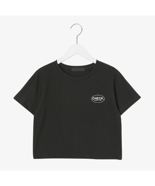 SONA(ソナ)の「SONYUNARA CHEAK英文クロップ半袖Tシャツ(Tシャツ/カットソー・レディース・ホワイト/ブラック・FREE)」の14枚目の写真