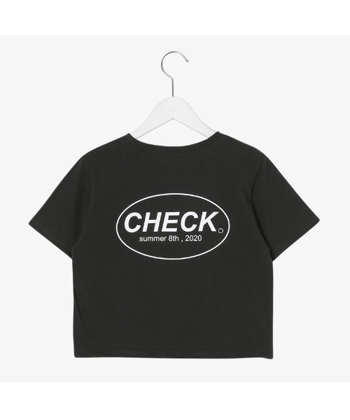 SONA(ソナ)の「SONYUNARA CHEAK英文クロップ半袖Tシャツ(Tシャツ/カットソー・レディース・ホワイト/ブラック・FREE)」の15枚目の写真