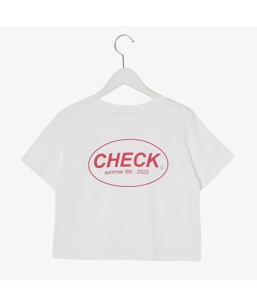 SONA(ソナ)の「SONYUNARA CHEAK英文クロップ半袖Tシャツ(Tシャツ/カットソー・レディース・ホワイト/ブラック・FREE)」の17枚目の写真