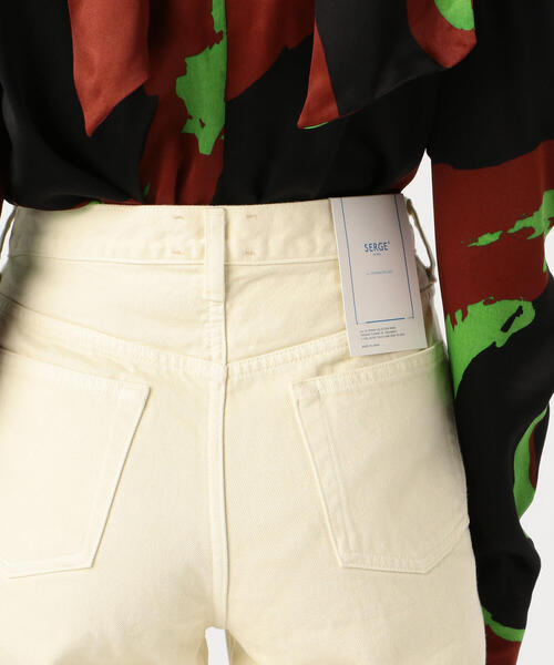 TOMORROWLAND (トゥモローランド)の「【別注】SERGE de bleu×TOMORROWLAND UNION デニムパンツ(デニムパンツ・レディース・ブラック/ライトイエロー/ライトピンク・23/24/25)」の9枚目の写真