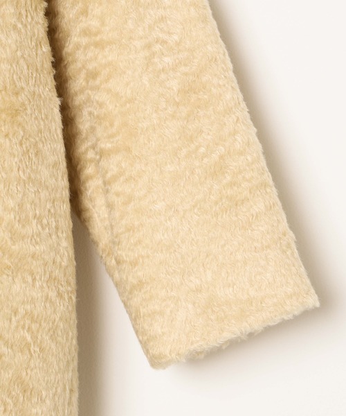 WEGO（ウィゴー）の「WEGO/シャギーロングチェスターコート（チェスターコート・レディース・ブラック/イエロー・FREE）」の14枚目の写真