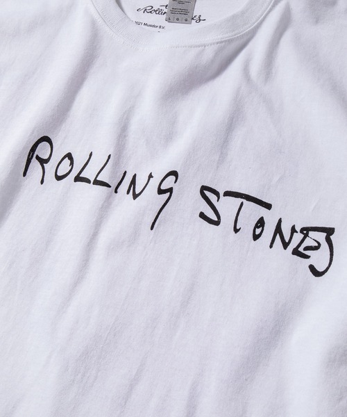 The Rolling Stones 50th Ａnniversary（ザ　ローリングストーンズ）の「The Rolling Stones Classic Tongue Hand-Printed Tee【FOURTEEN YEARS OLD】（Tシャツ/カットソー・メンズ・ホワイト・LARGE/X-LARGE）」の3枚目の写真