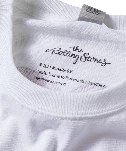 The Rolling Stones 50th Ａnniversary（ザ　ローリングストーンズ）の「The Rolling Stones Classic Tongue Hand-Printed Tee【FOURTEEN YEARS OLD】（Tシャツ/カットソー・メンズ・ホワイト・LARGE/X-LARGE）」の2枚目の写真