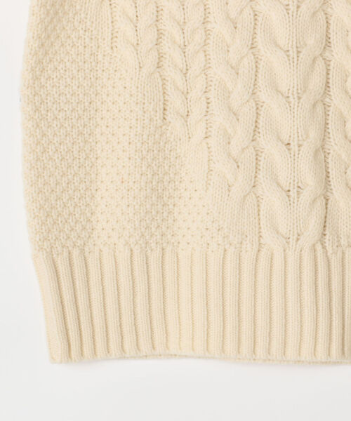 NOLLEY’S（ノーリーズ）の「アラン編みプルオーバーニット（ニット/セーター・レディース・オフホワイト・38）」の16枚目の写真