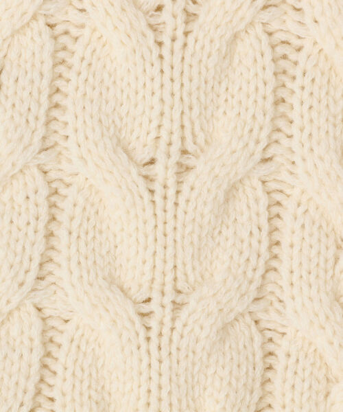 NOLLEY’S（ノーリーズ）の「アラン編みプルオーバーニット（ニット/セーター・レディース・オフホワイト・38）」の18枚目の写真