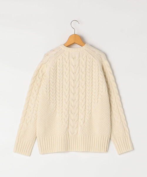 NOLLEY’S（ノーリーズ）の「アラン編みプルオーバーニット（ニット/セーター・レディース・オフホワイト・38）」の19枚目の写真