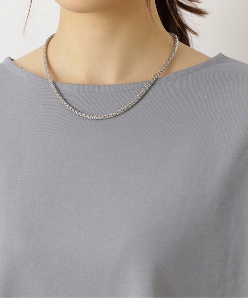 NATURAL BEAUTY BASIC(ナチュラルビューティーベーシック)の「ターラントチェーンショートネックレス(ネックレス・レディース・シルバー/ゴールド・フリ-)」の4枚目の写真