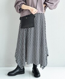 UNTITLED | Rattiピエトラ ペンタゴンフレアスカート【洗える】(スカート)