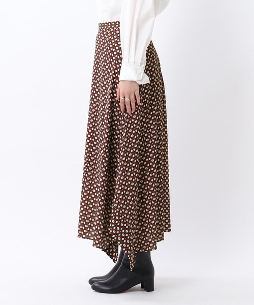 UNTITLED（アンタイトル）の「◆Rattiピエトラ　ペンタゴンフレアスカート【洗える】（スカート・レディース・チャコール/ワイン系・01/02）」の9枚目の写真