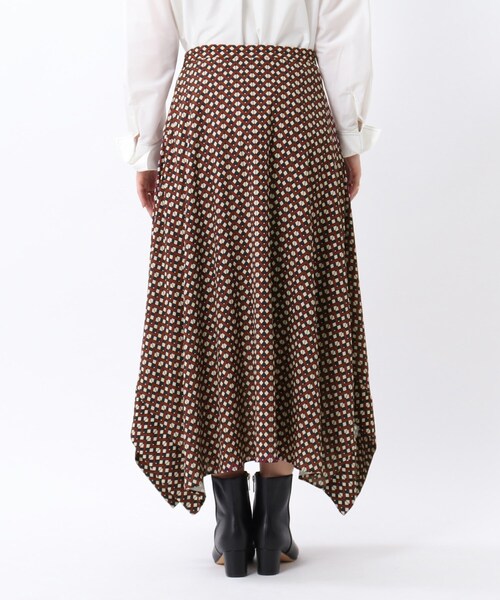 UNTITLED（アンタイトル）の「◆Rattiピエトラ　ペンタゴンフレアスカート【洗える】（スカート・レディース・チャコール/ワイン系・01/02）」の10枚目の写真