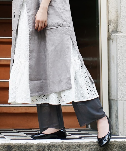 zootie（ズーティー）の「シアーレギンスパンツ［メッシュチュール