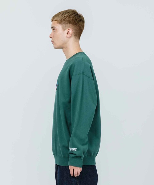 XLARGE(エクストララージ)の「GRAFFITI EMBROIDERY CREWNECK SWEAT(スウェット・メンズ・グリーン/ブラック/アッシュ・L/XL/S/M)」の16枚目の写真